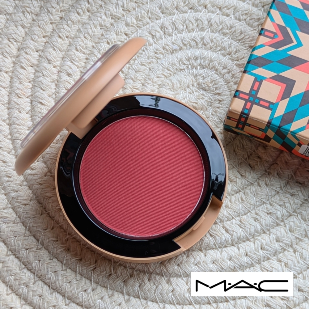 Limited Edition MAC Cosmetics Vide Tribe Adobe Brick Blush Powder Red NIB